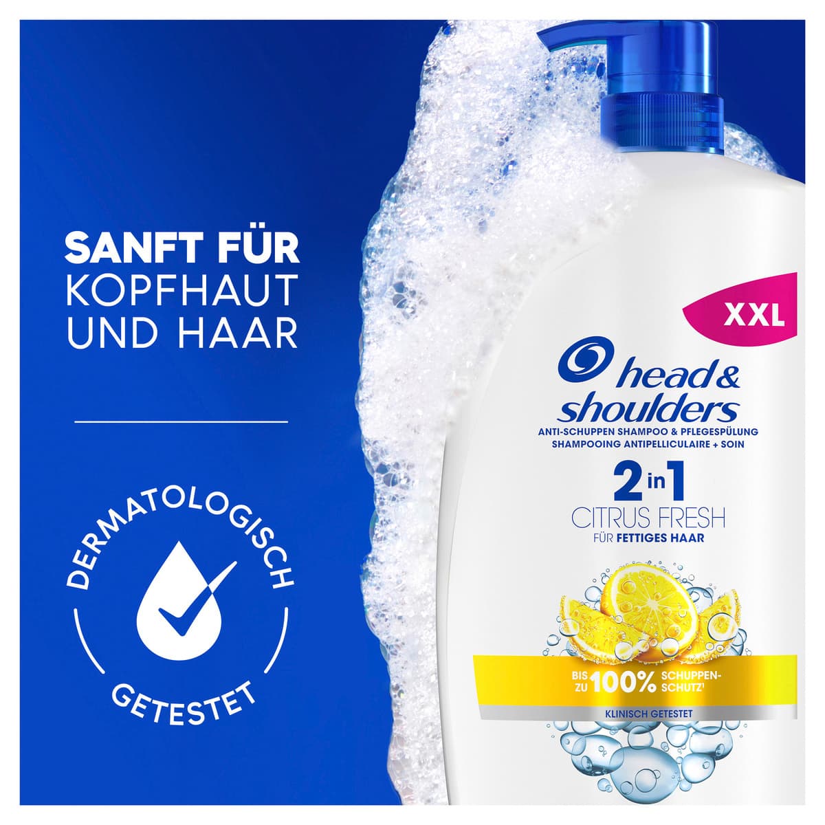 Produktbild Head & Shoulders Anti Schuppen Haarshampoo 2in1 citrus fresh  14 von 16