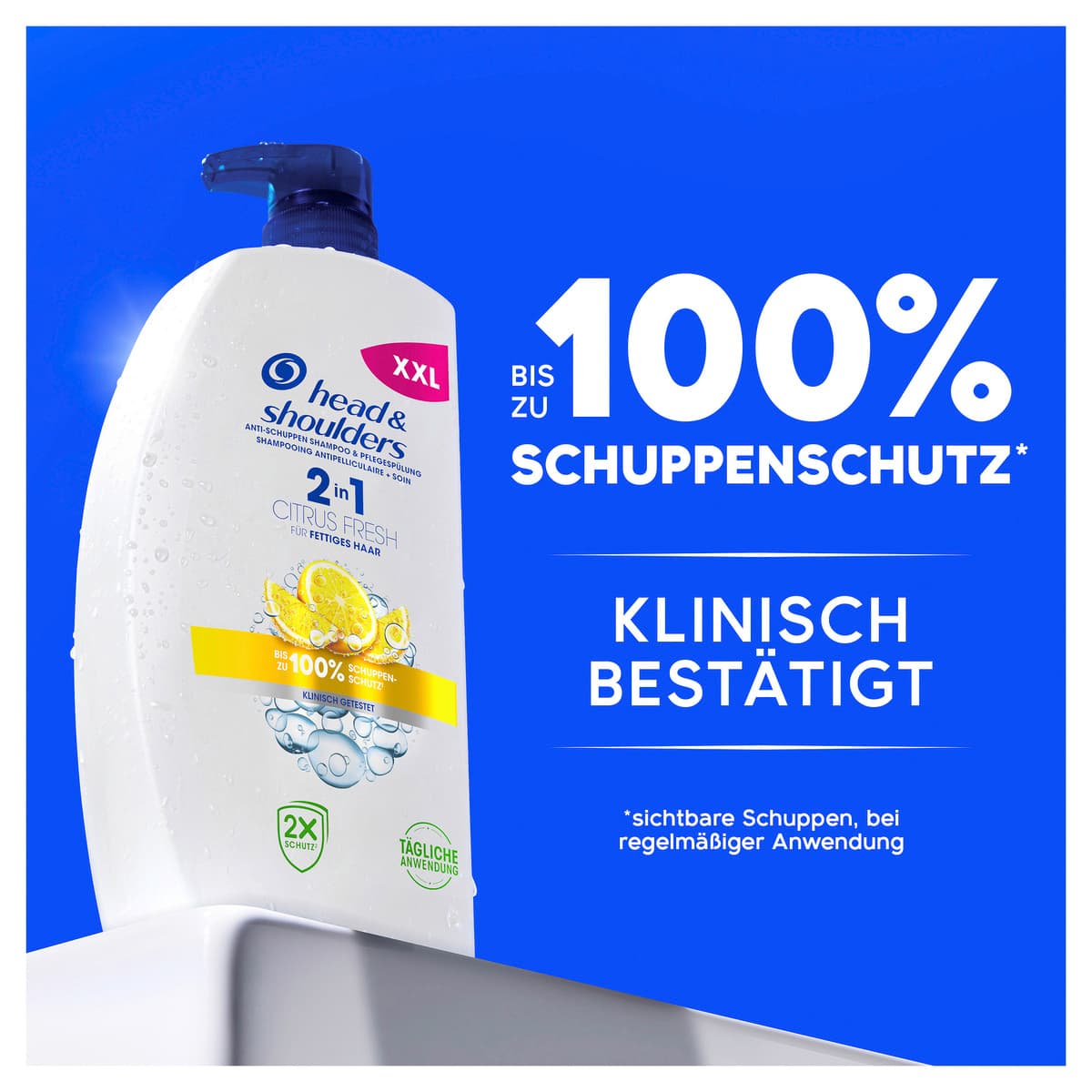 Produktbild Head & Shoulders Anti Schuppen Haarshampoo 2in1 citrus fresh  15 von 16