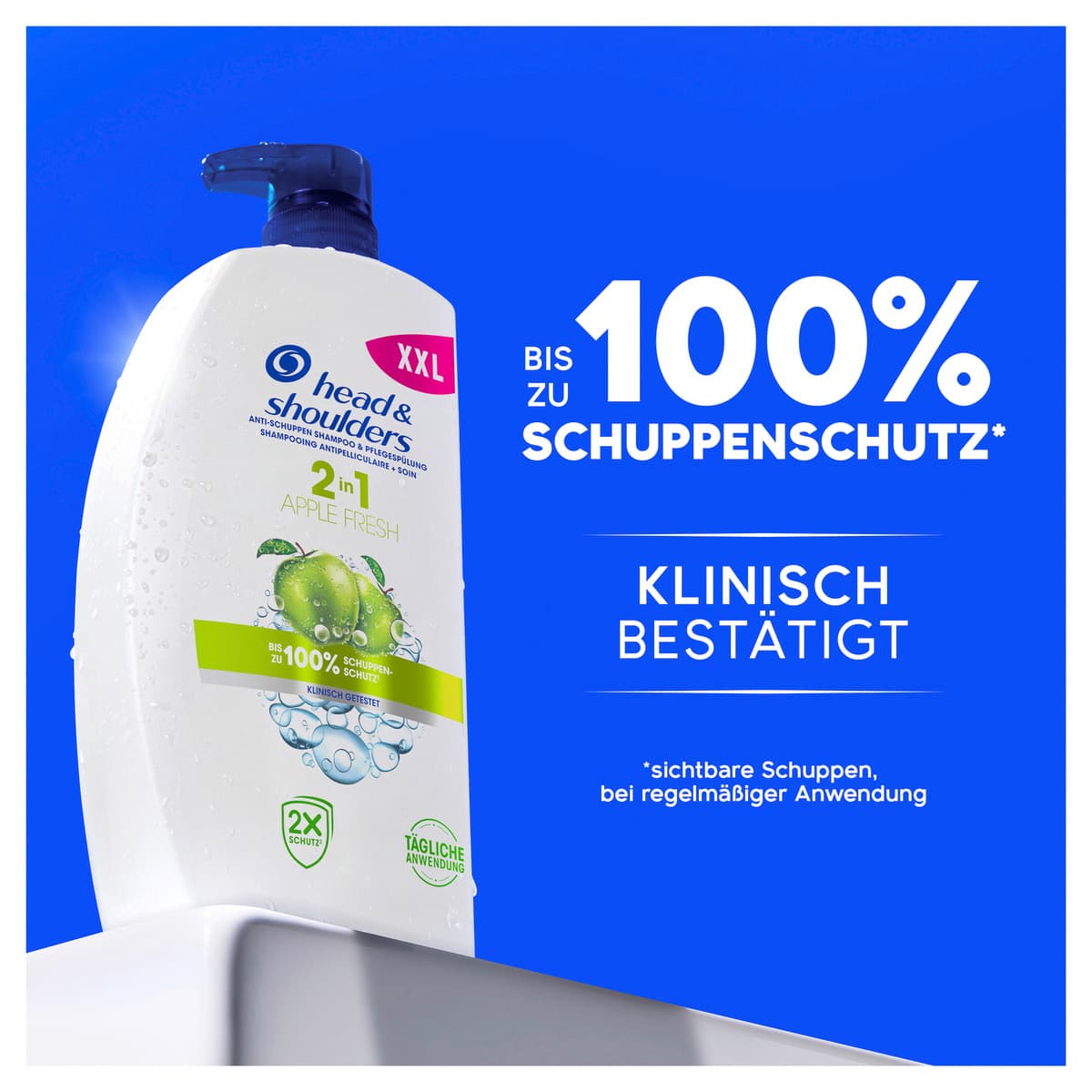 Produktbild Head & Shoulders Anti Schuppen Haarshampoo 2in1 apple fresh 10 von 16