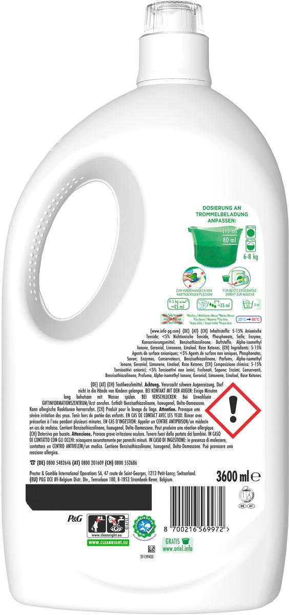 Produktbild Ariel Colorwaschmittel Flüssig Color - 80WL 3 von 7