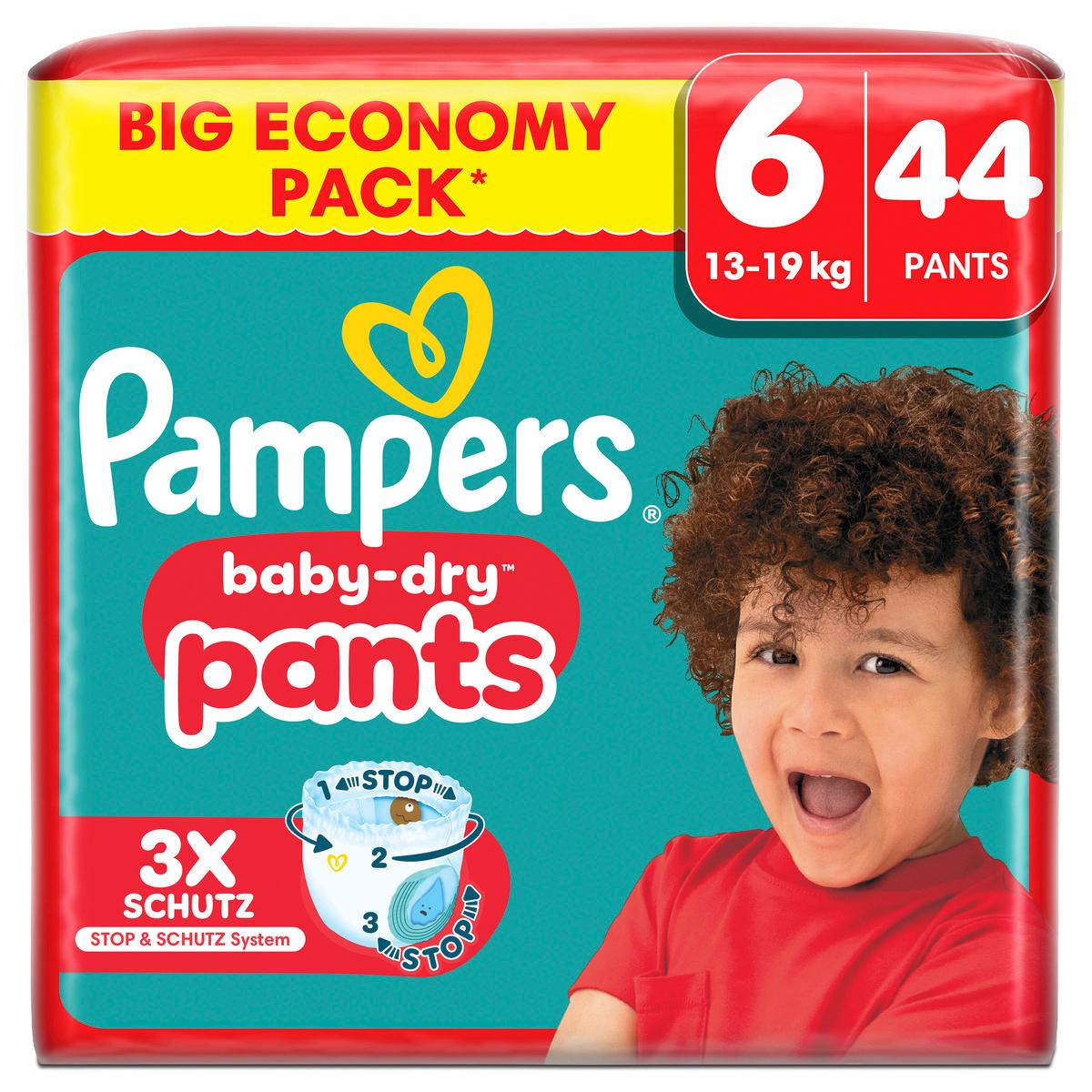 Pampers Baby Dry Pants Windeln Gr.6 Extra Large 13-19kg Big Pack 