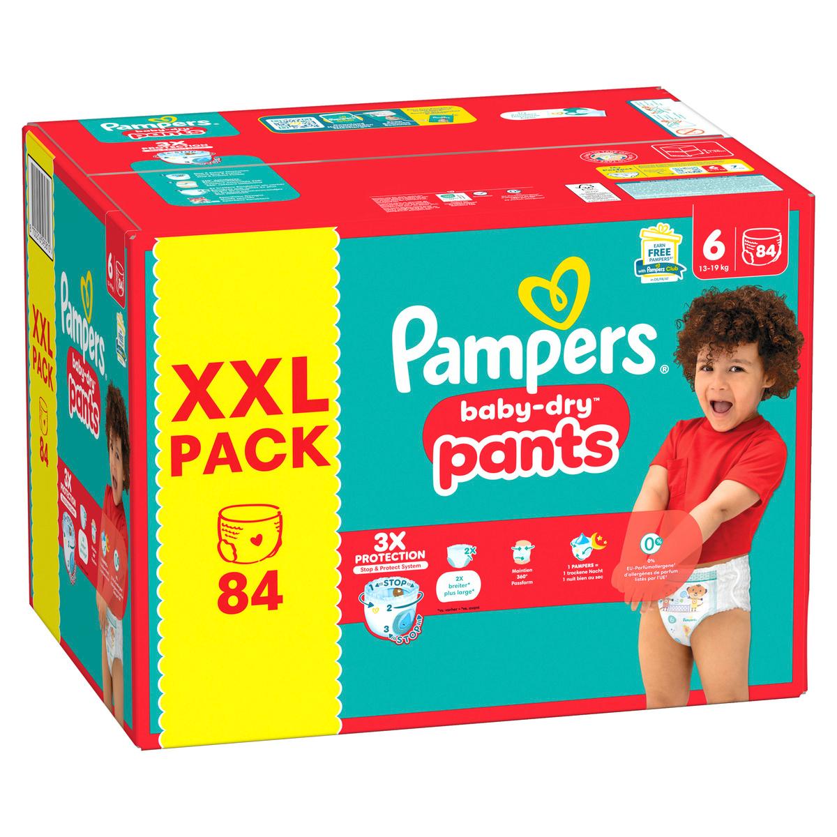 Produktbild Pampers Baby Dry Pants Windeln Gr.6 Extra Large 13-19kg XXL Pack  2 von 12