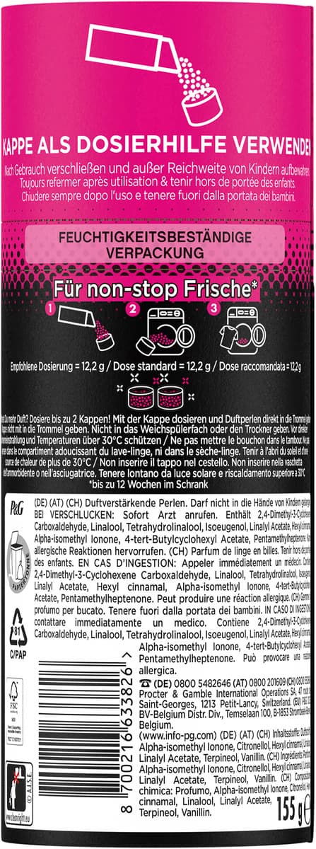 Produktbild Lenor UNSTOPPABLES Wäscheparfüm Fresh Sensations 3 von 10