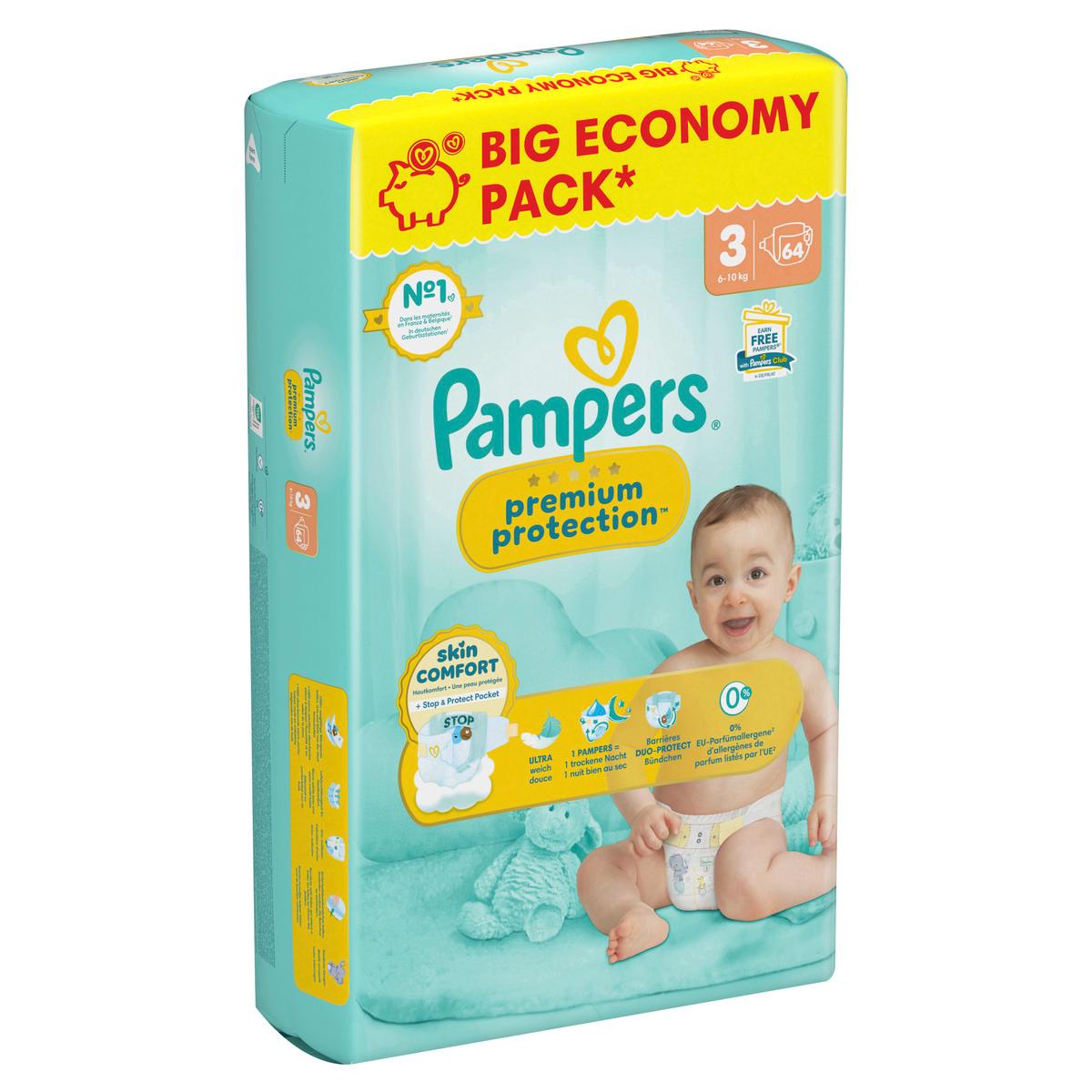 Produktbild Pampers Premium Protection Windeln Gr.3 Midi 6-10kg Big Pack  3 von 11