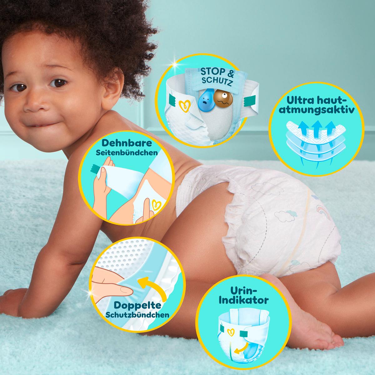 Produktbild Pampers Premium Protection Windeln Gr.4 Maxi 9-14kg Big Pack  6 von 11