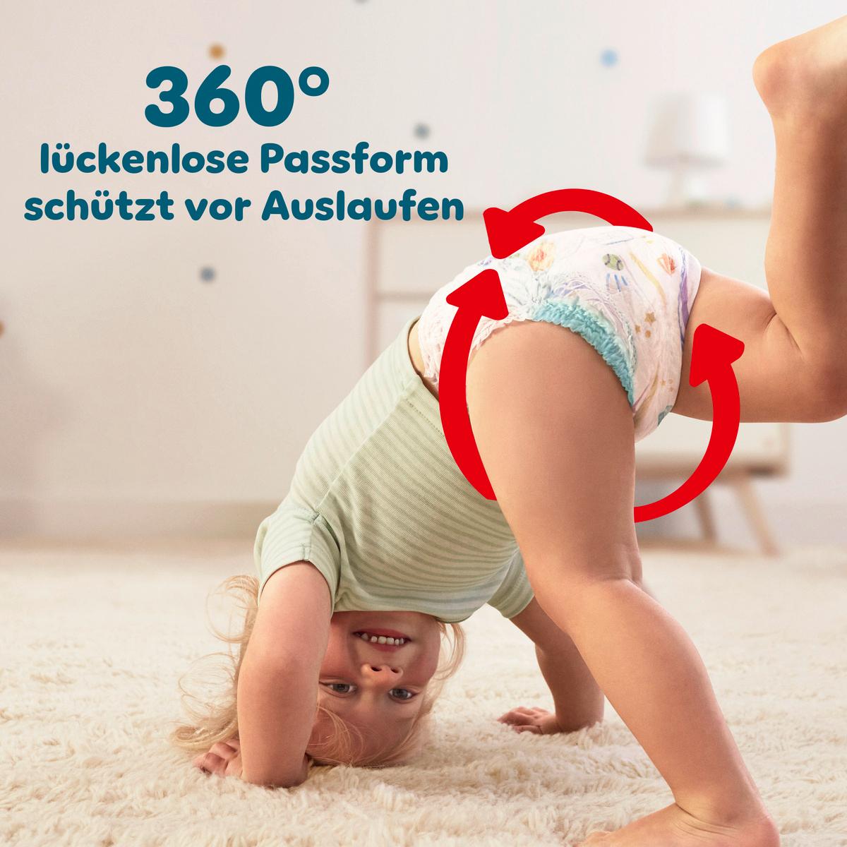 Produktbild Pampers Baby Dry Pants Windeln Gr.6 Extra Large 13-19kg XXL Pack  4 von 12