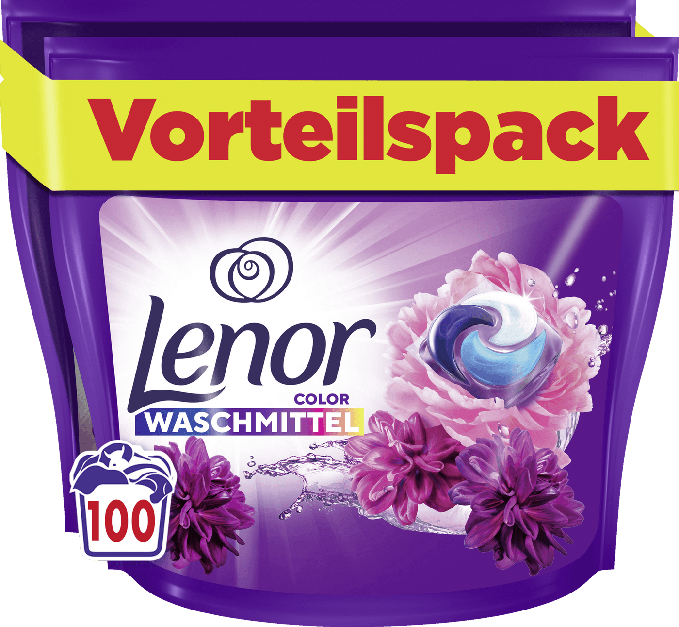 Lenor Color Waschmittel PODS Amethyst Blütentraum 100WL