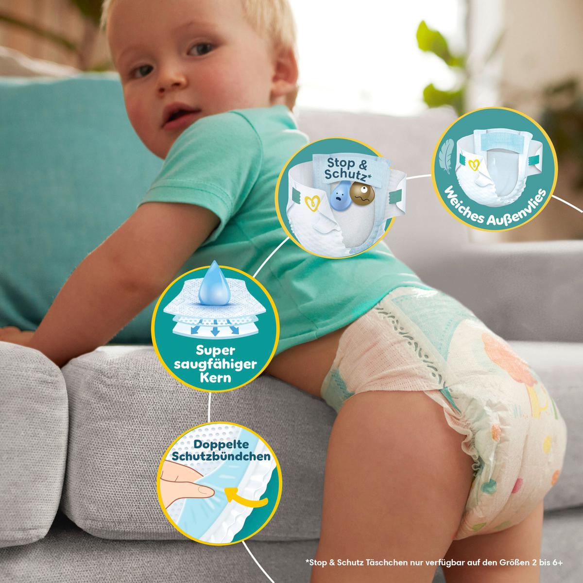 Produktbild Pampers Baby Dry Windeln Gr.6 Extra Large 13-18kg Single Pack  6 von 9