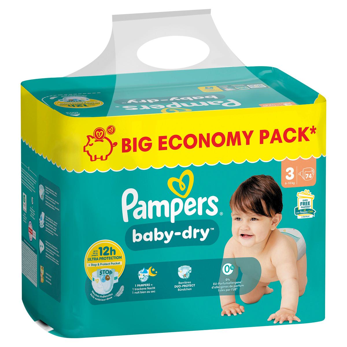Produktbild Pampers Baby Dry Windeln Gr.3 Midi 6-10kg BigPack  2 von 10