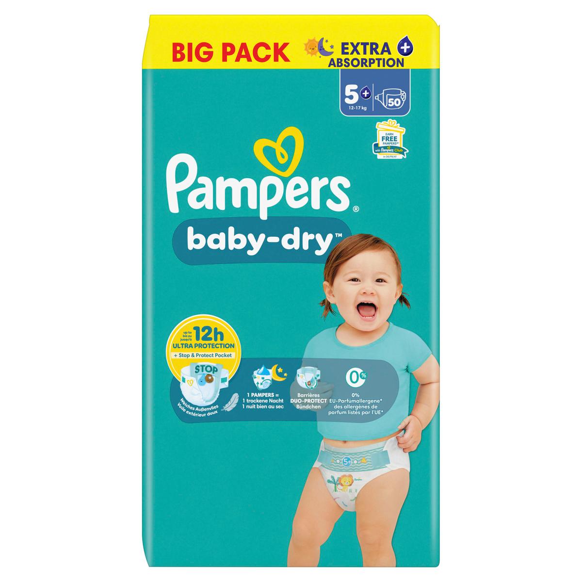 Produktbild Pampers Baby Dry Windeln Gr.5+ Junior Plus 12-17kg Big Pack 3 von 11
