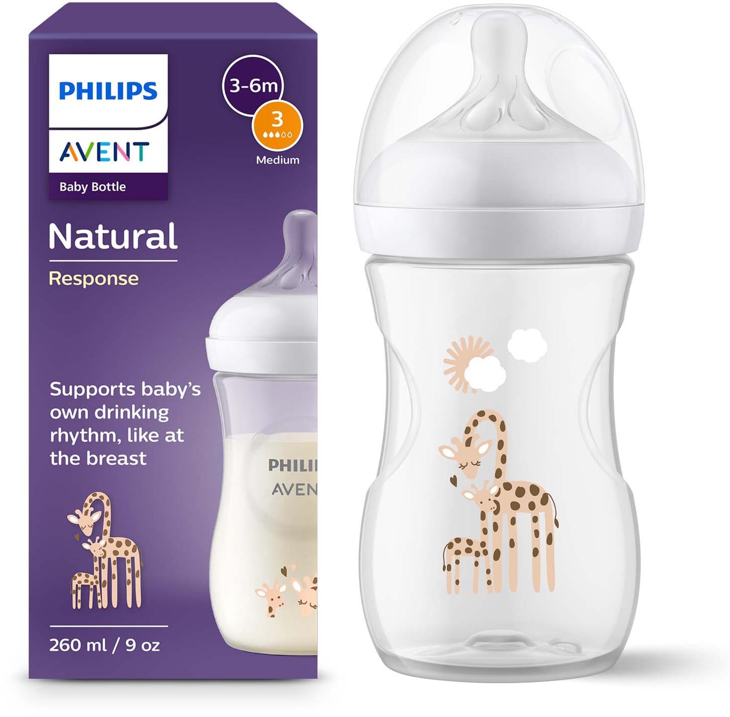 Philips Avent Babyflasche Natural Response Giraffe