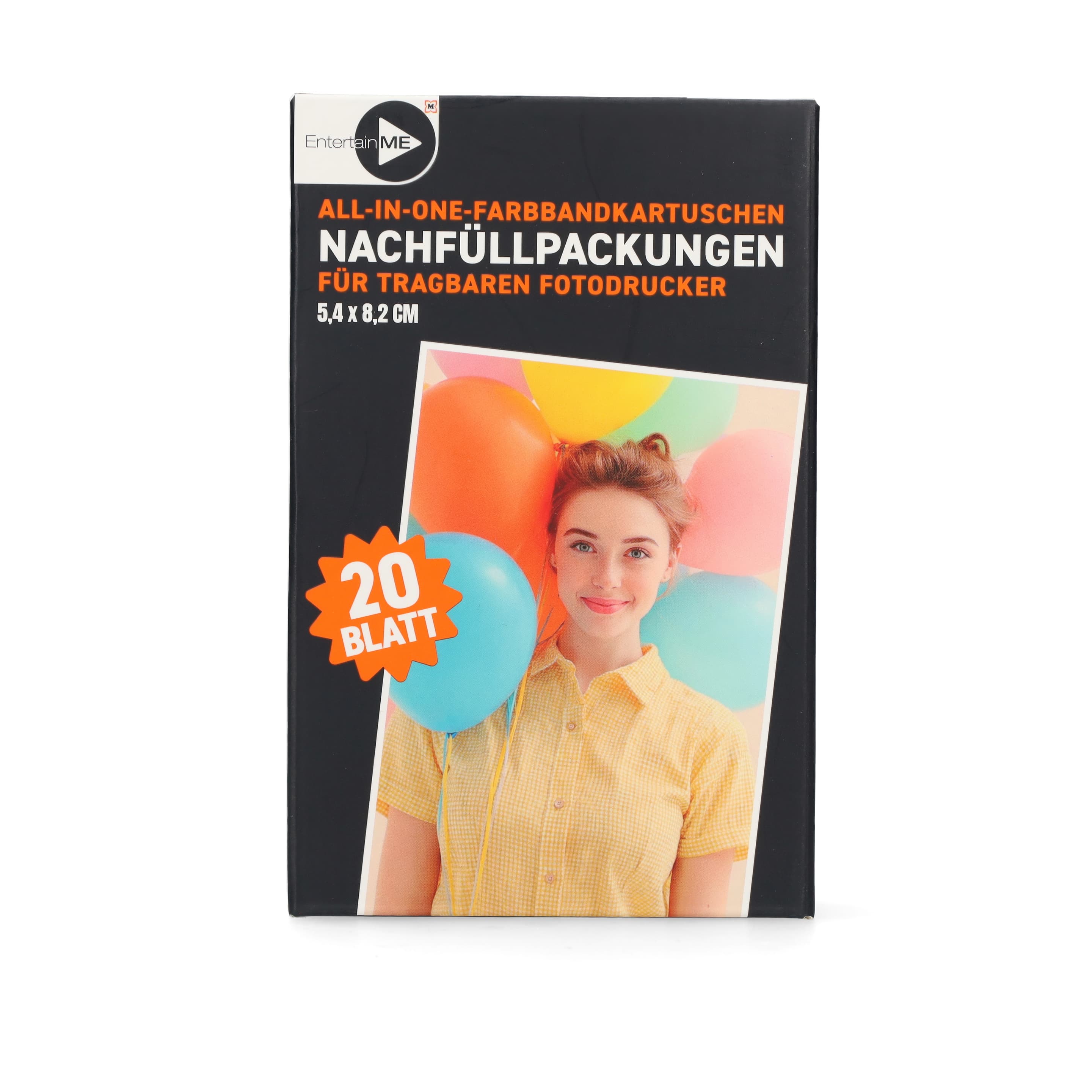 ENTERTAINME Nachfüllpackungen für tragbaren Fotodrucker