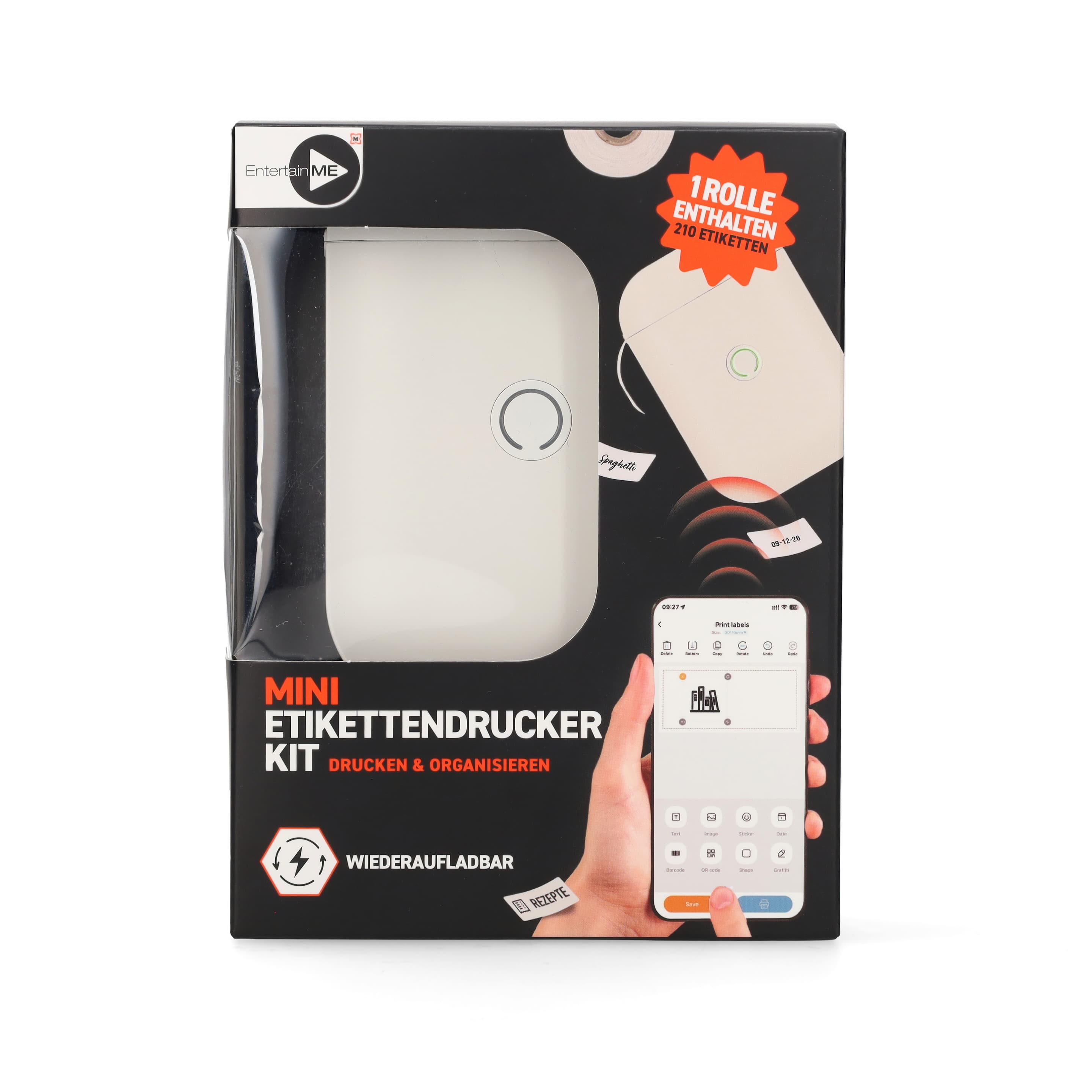 ENTERTAINME Tragbarer Fotodrucker