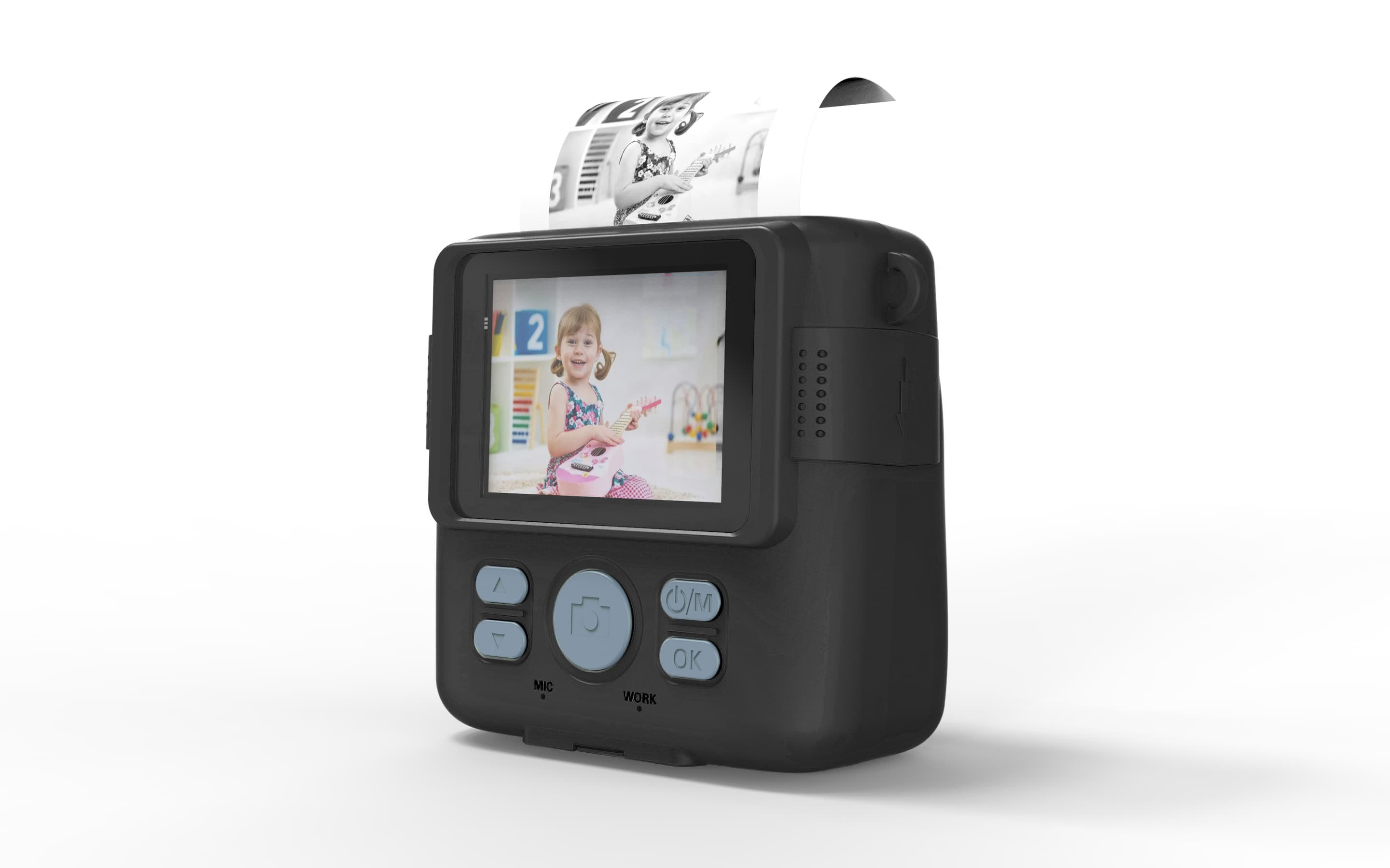 Müller 5in1 Kinder Kamera mit Sofortdruck schwarz