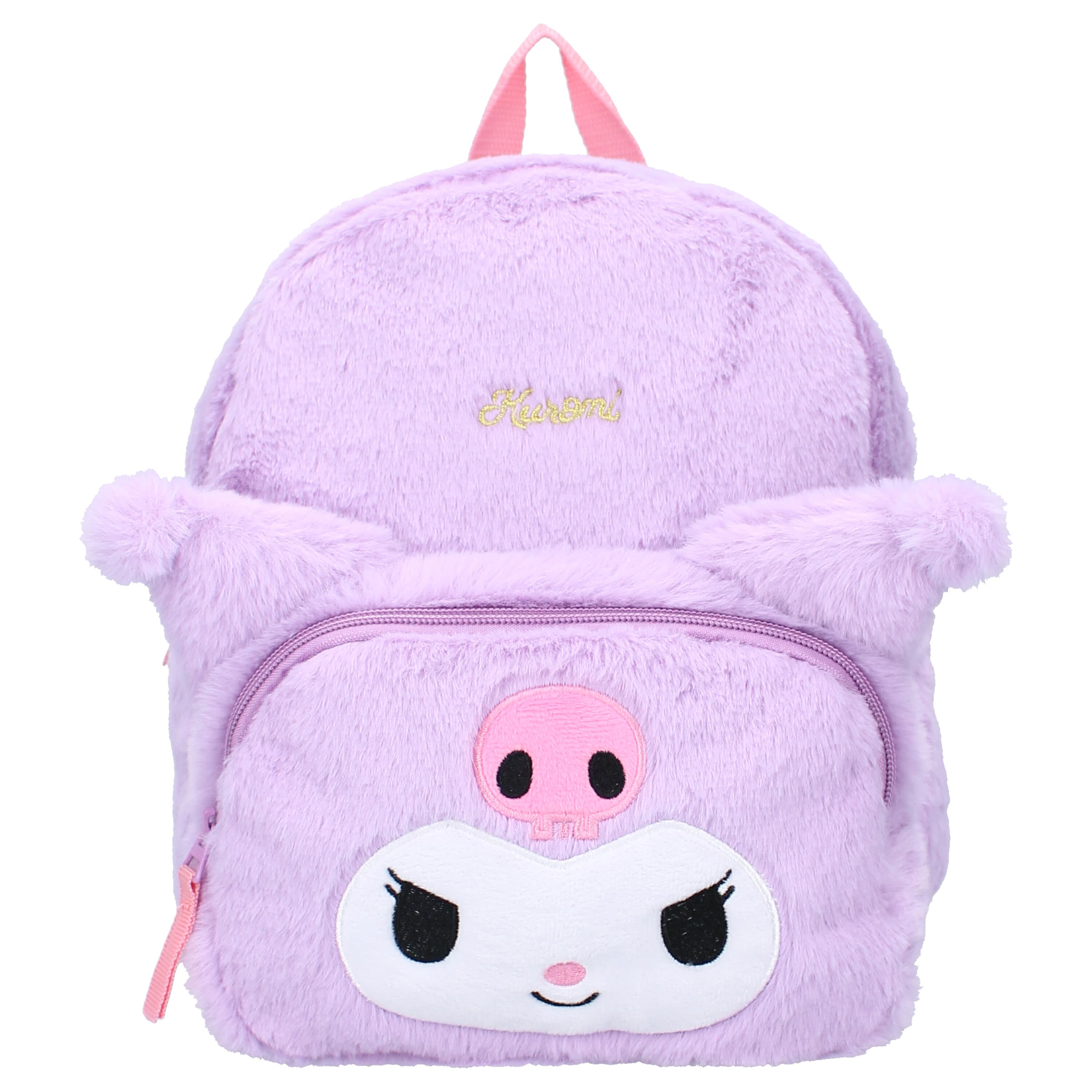 Rucksack Kuromi Fluffy Festival Purple