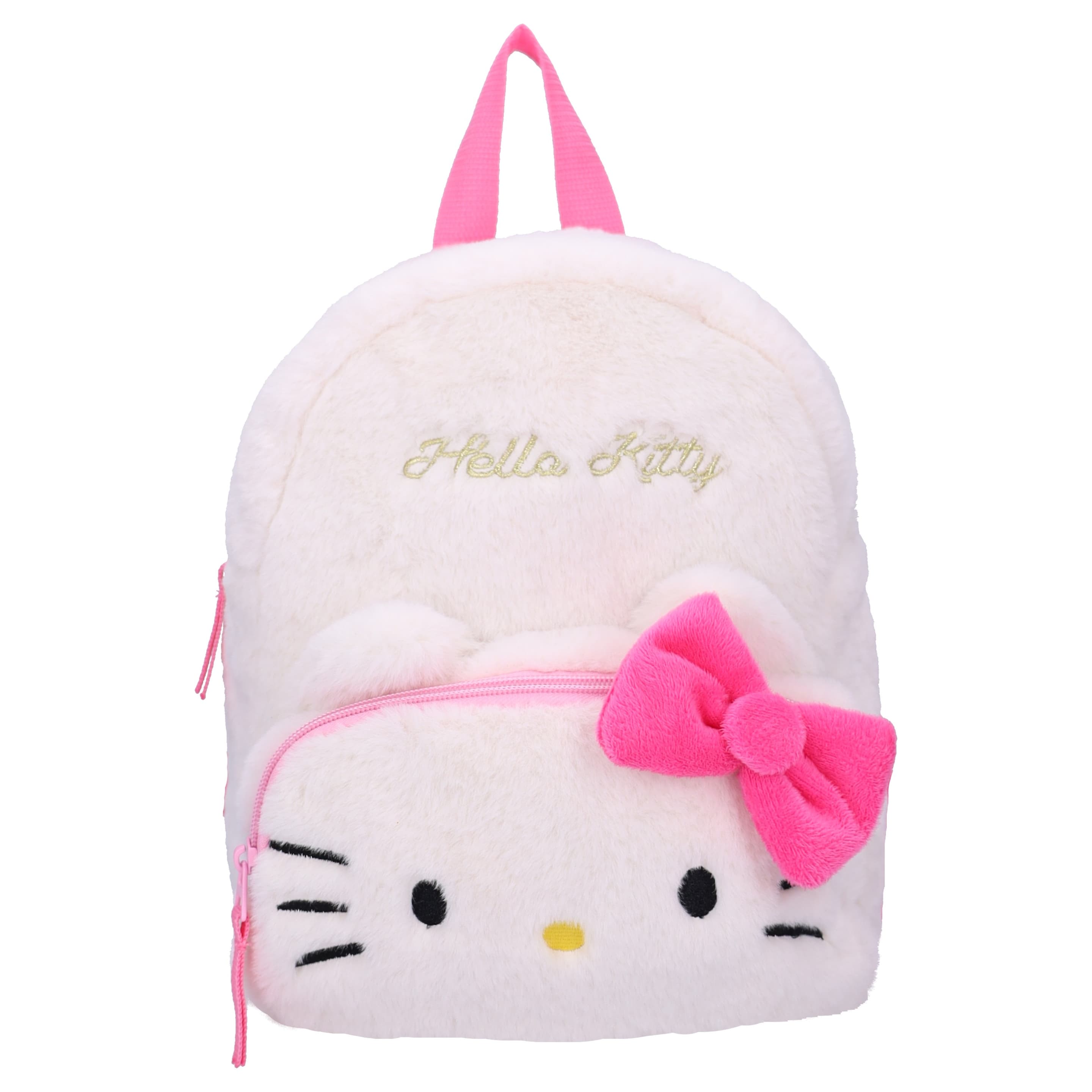 Rucksack Hello Kitty Fluffy Festival White