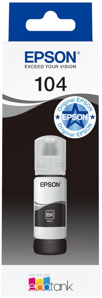 Epson Druckerpatrone Ecotank T104 schwarz