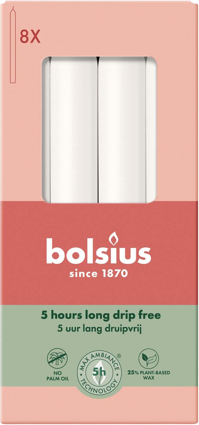 bolsius Essentials Stabkerzen 8er Pack