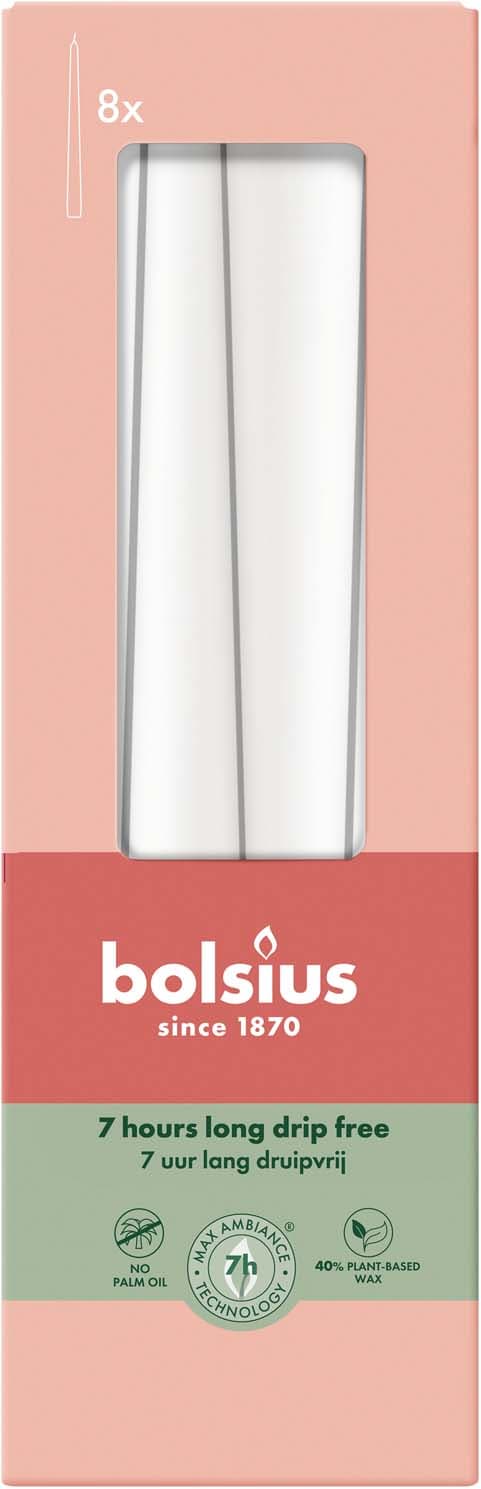 bolsius Essentials Spitzkerze 8er Pack