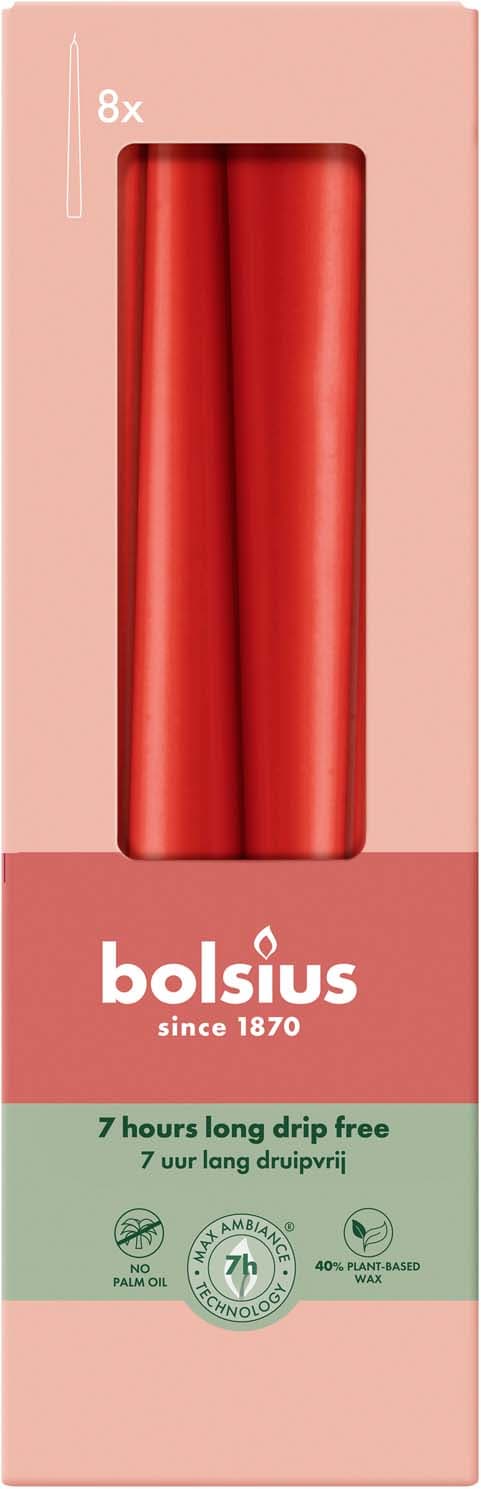 bolsius Essentials Spitzkerze 8er Pack