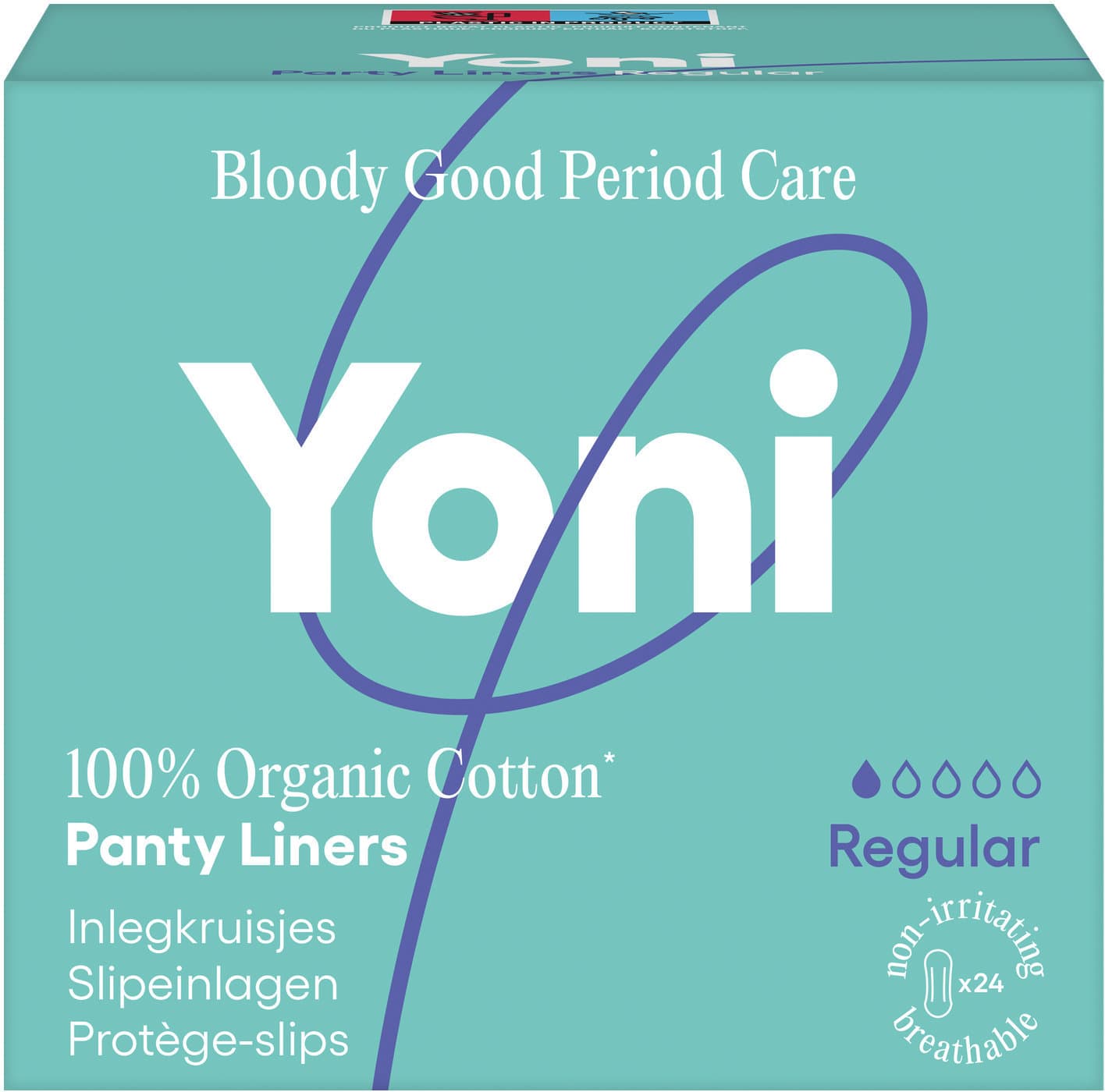YONI 100% Bio Baumwolle Slipeinlagen normal