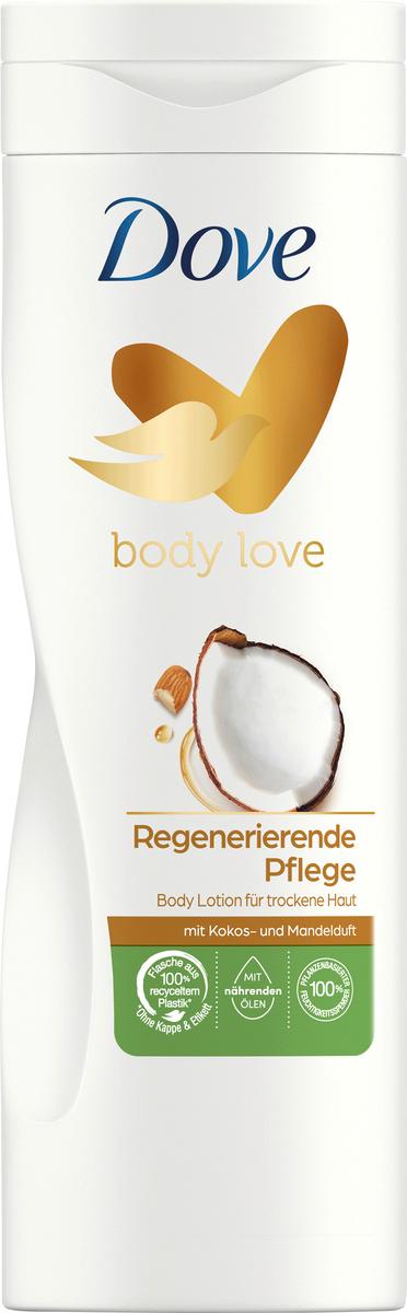 Dove Body Love Regenerierende Pflege Body Lotion mit Kokos-&Mandelduft