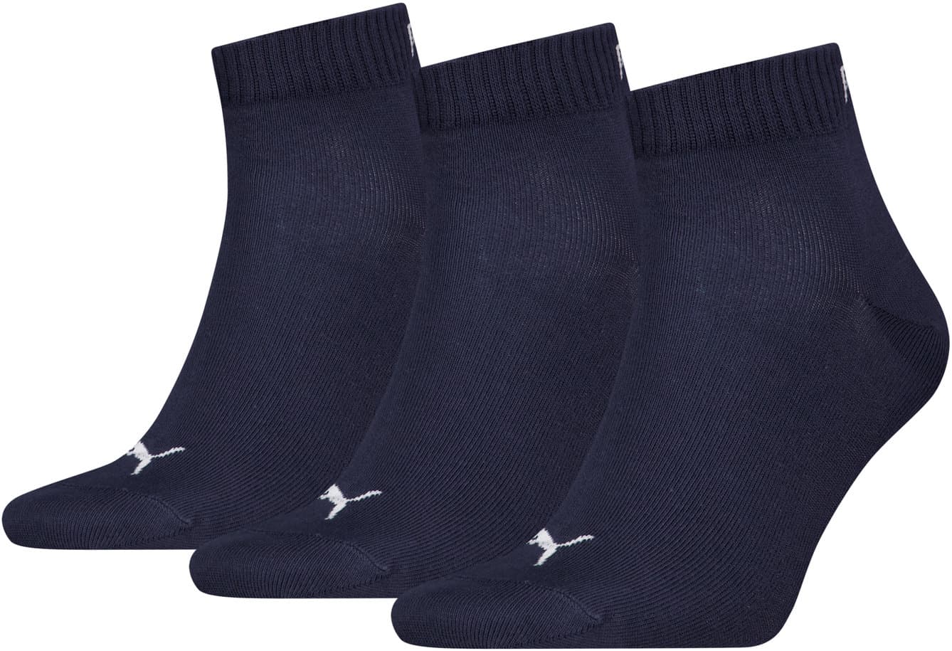 PUMA Unisex Kurzsocken Quarter Plain 3er Pack