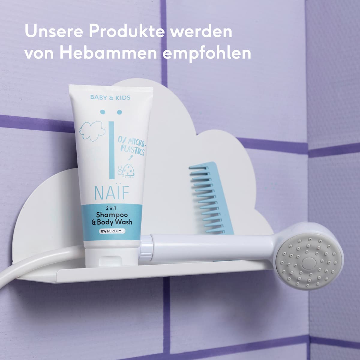 Produktbild Naif Baby & Kind 2in1 Shampoo und Duschgel 5 von 6