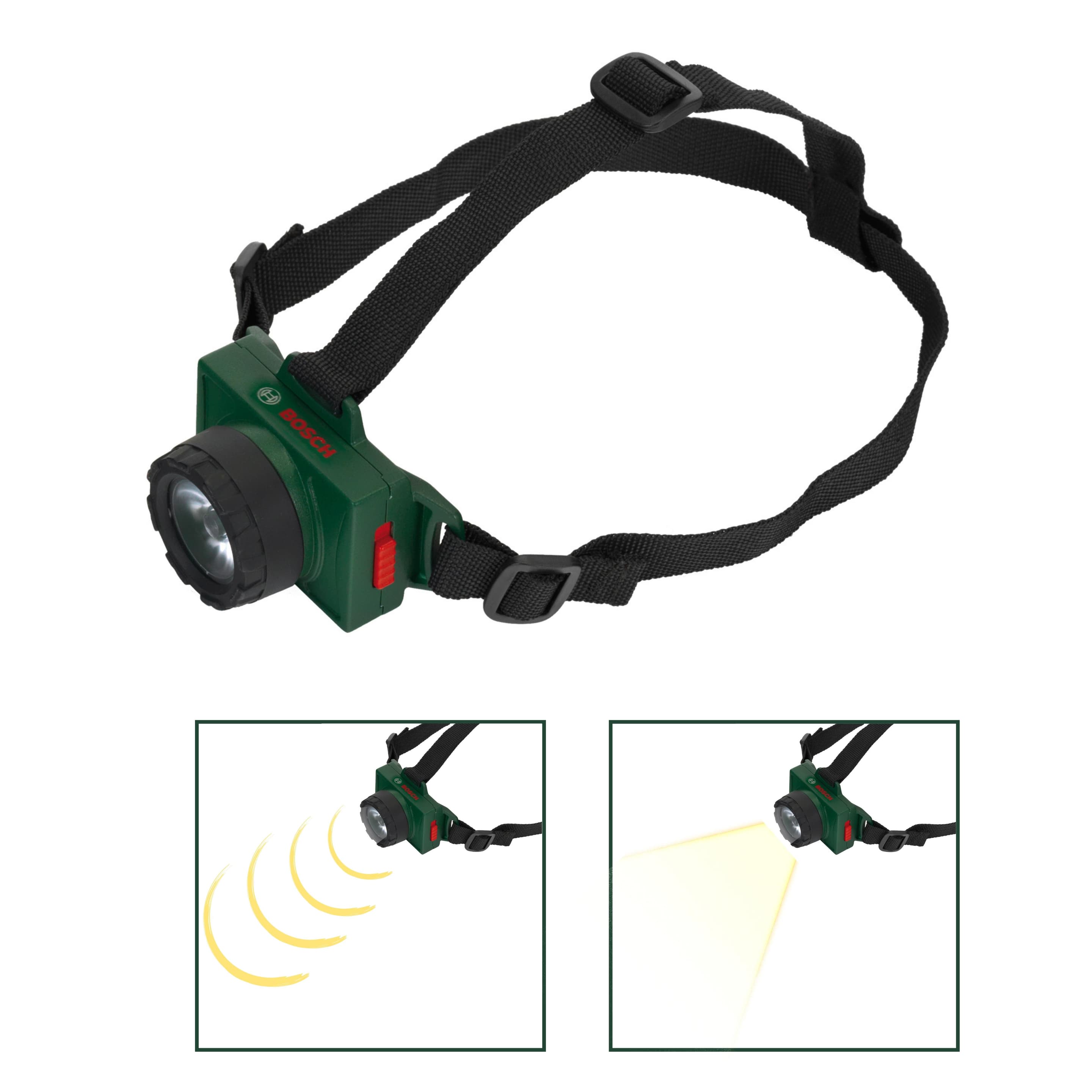 Theo Klein 8758 Bosch Kopflampe mit verstellbarem Kopfband
