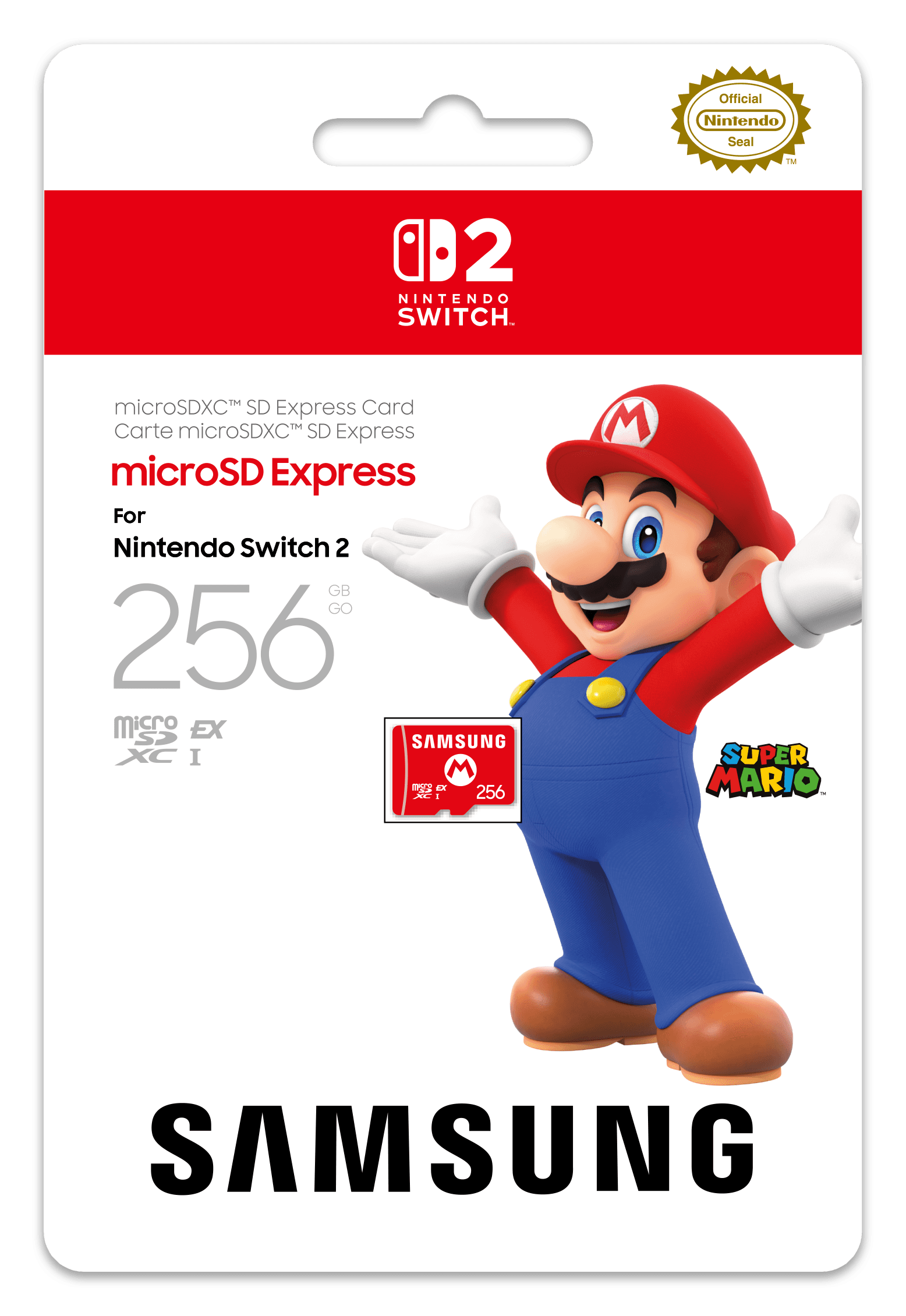 SAMSUNG Nintendo Switch 2 mircoSD Express Card 256 GB