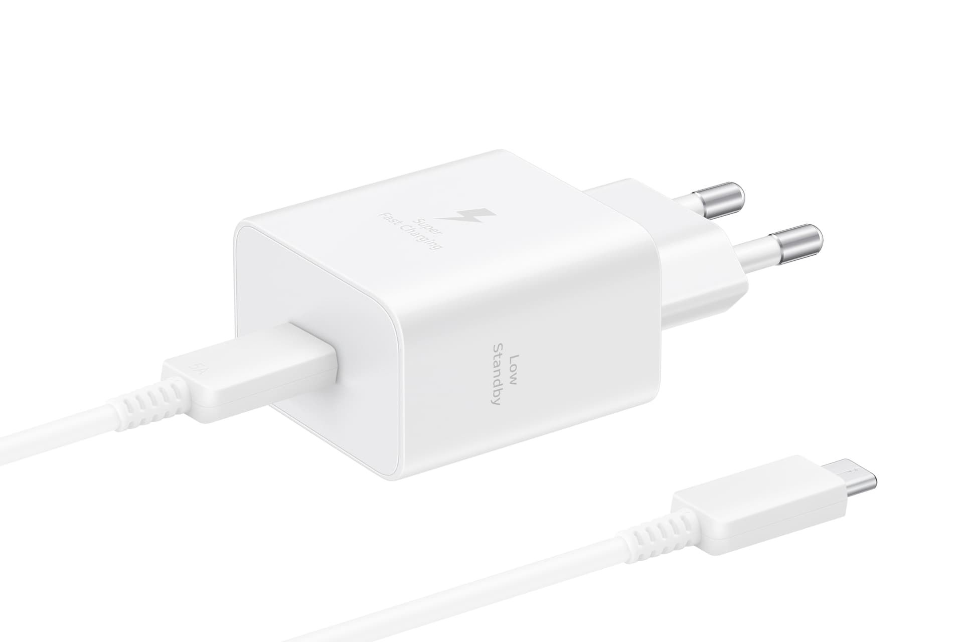 Samsung Schnellladegerät 45W Power mit 5A Kabel EP-T4511 White