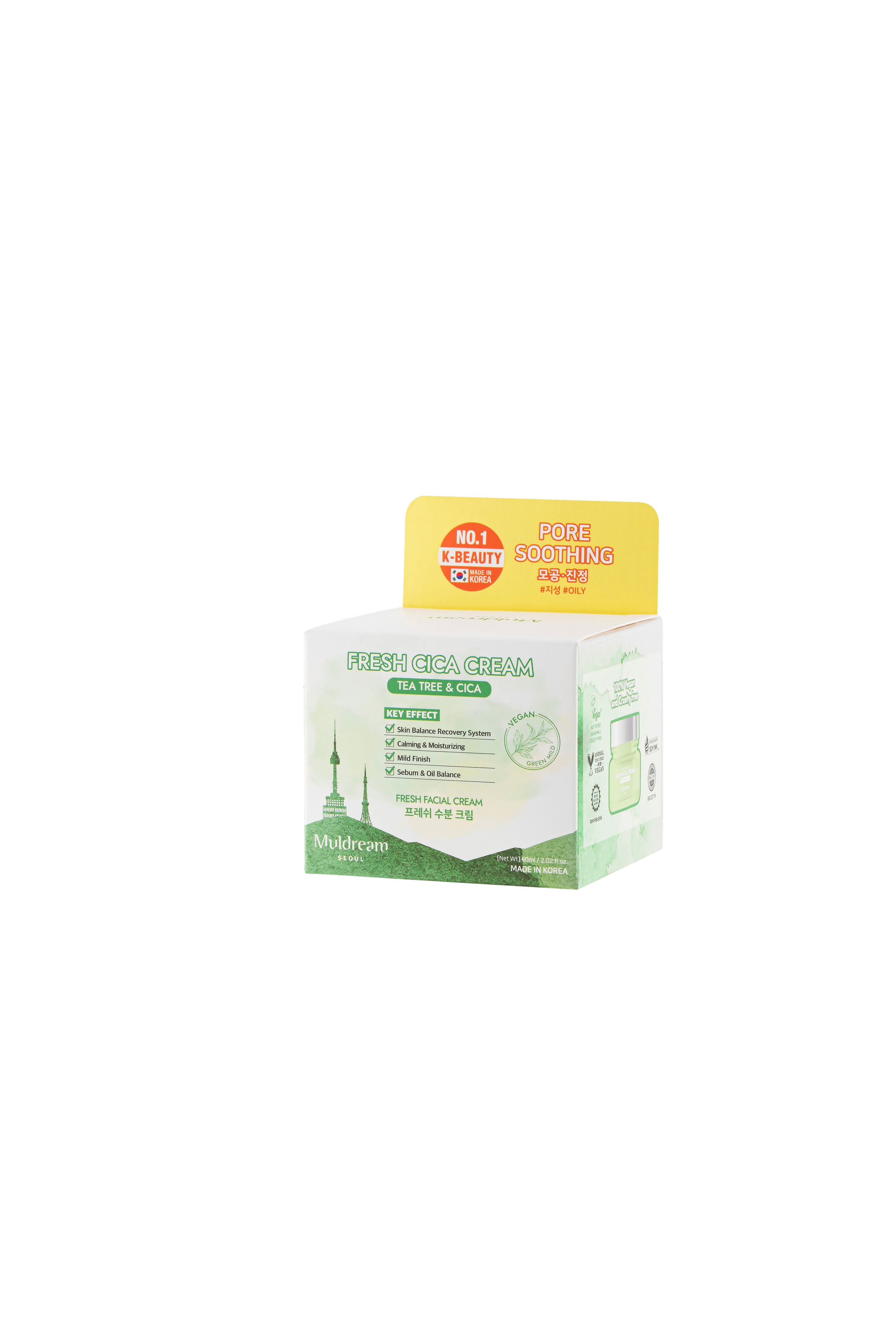 Produktbild Muldream Vegan Green Mild Fresh Gesichtscreme 2 von 3