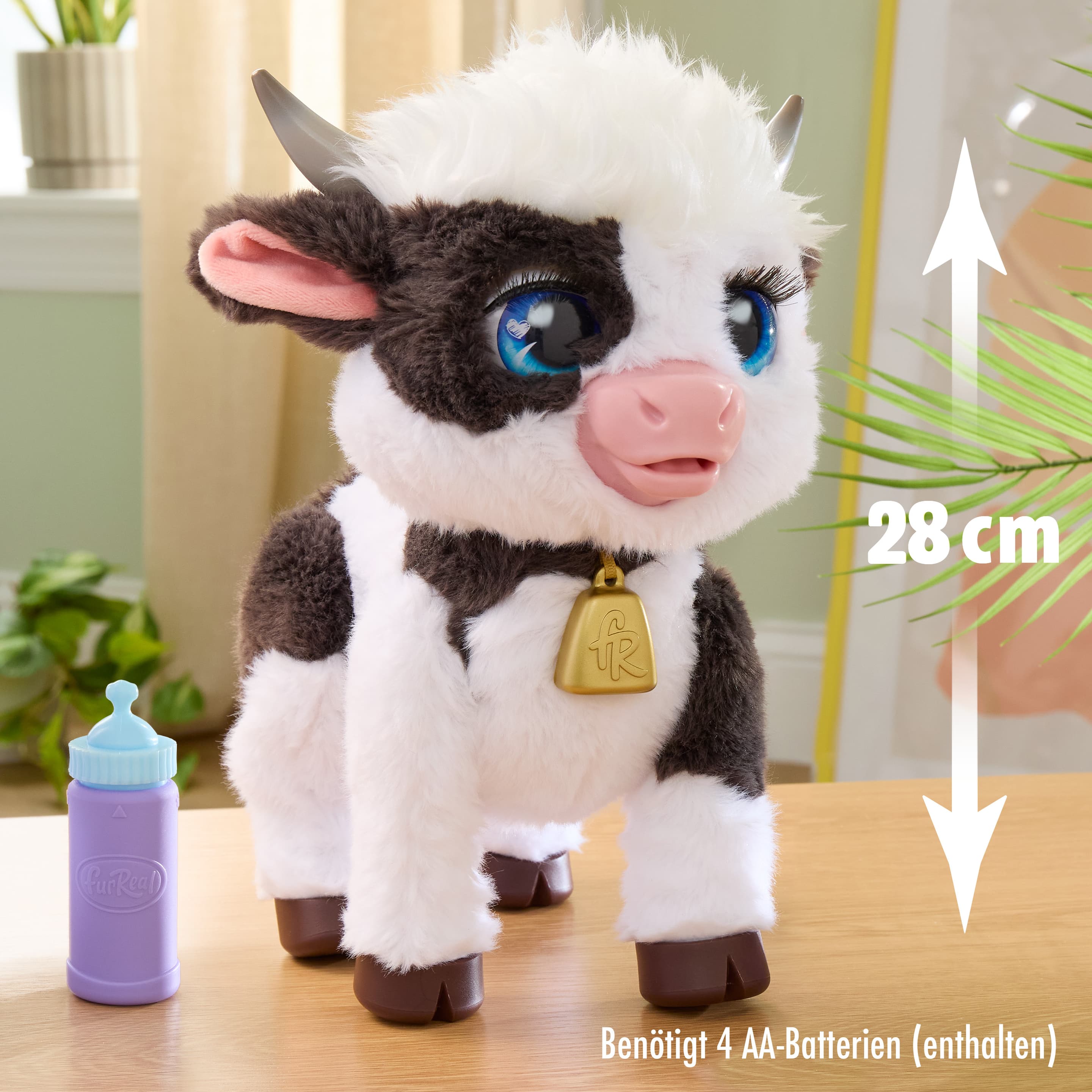 FurReal Riley the Feed & Follow Cow