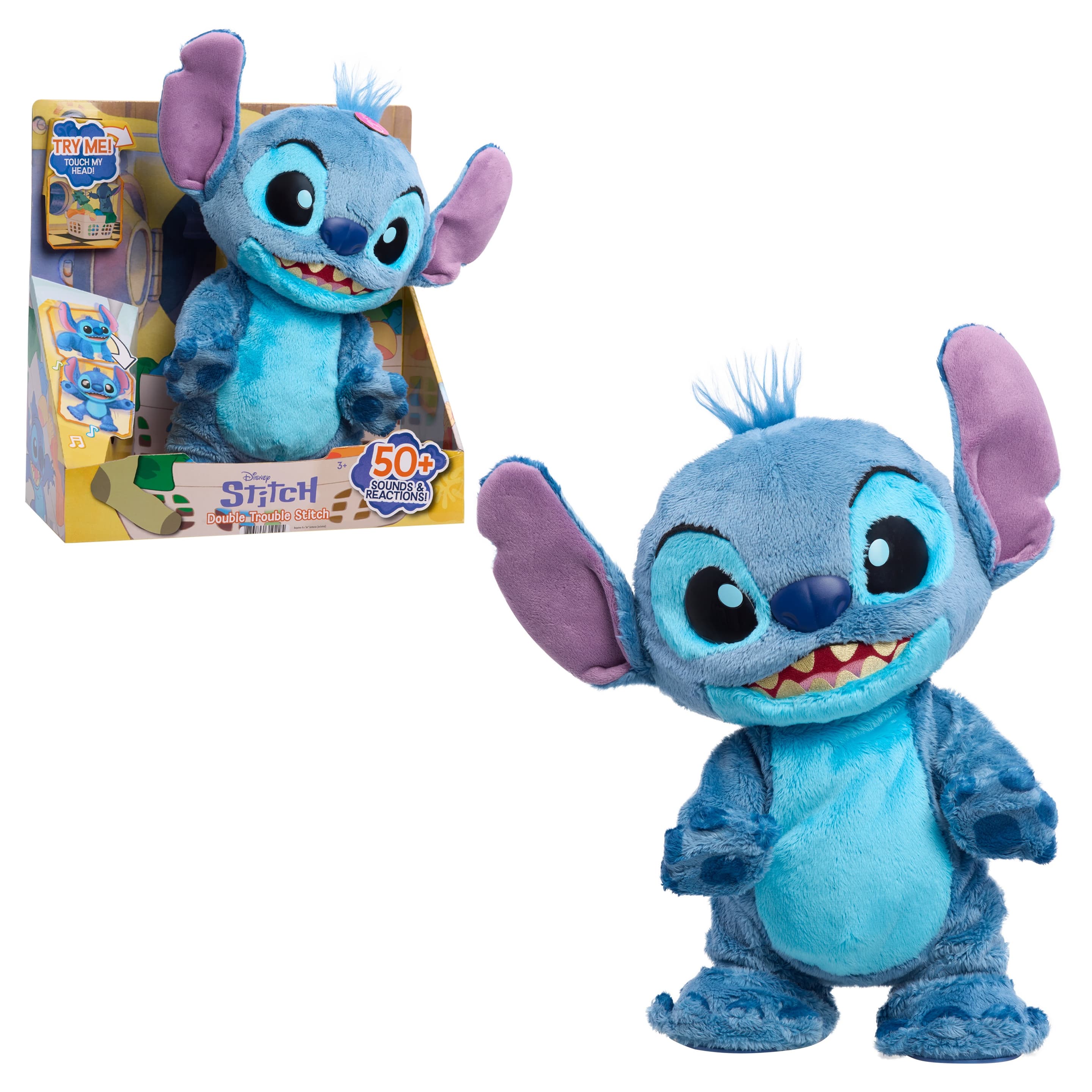 Double Trouble Stitch Feature Plush