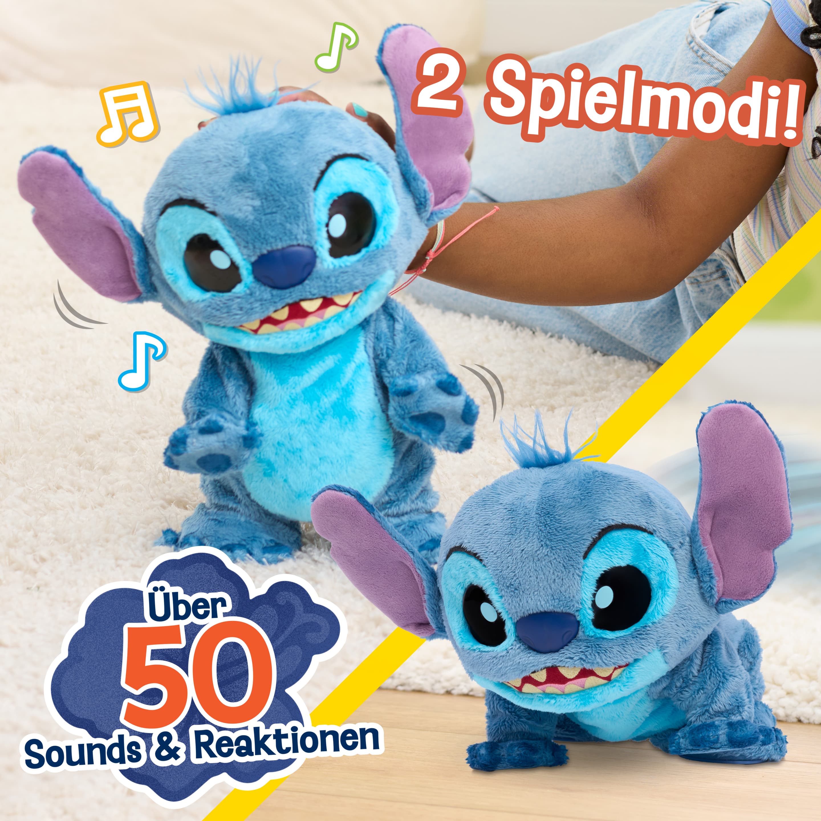 Double Trouble Stitch Feature Plush
