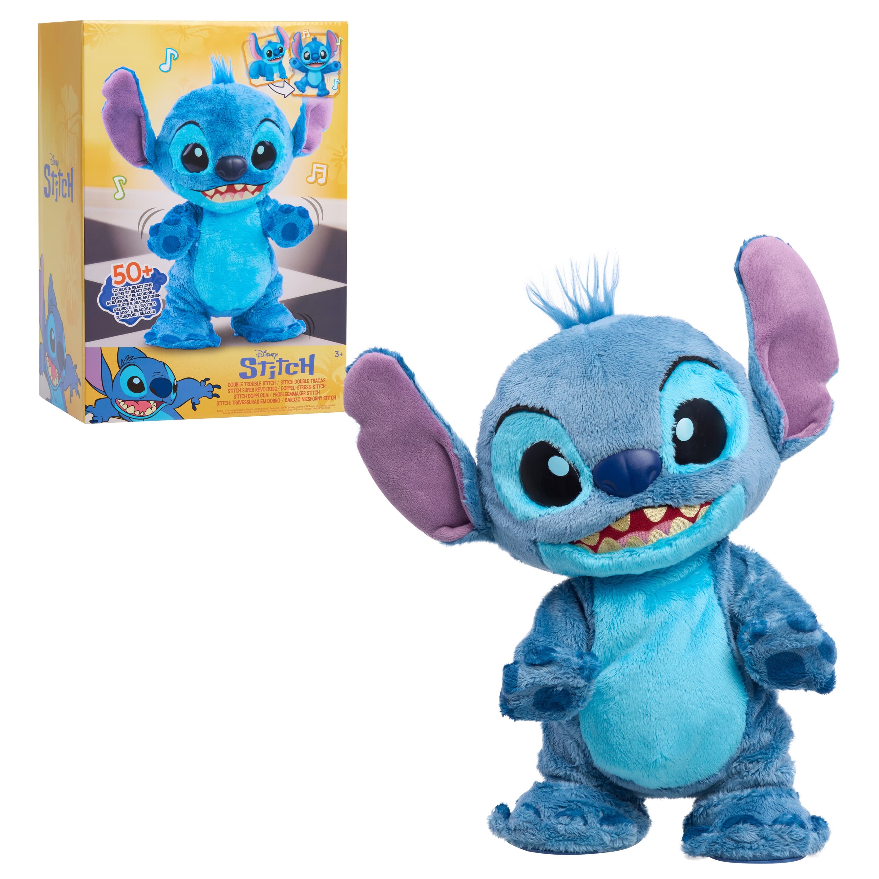 Double Trouble Stitch Feature Plush