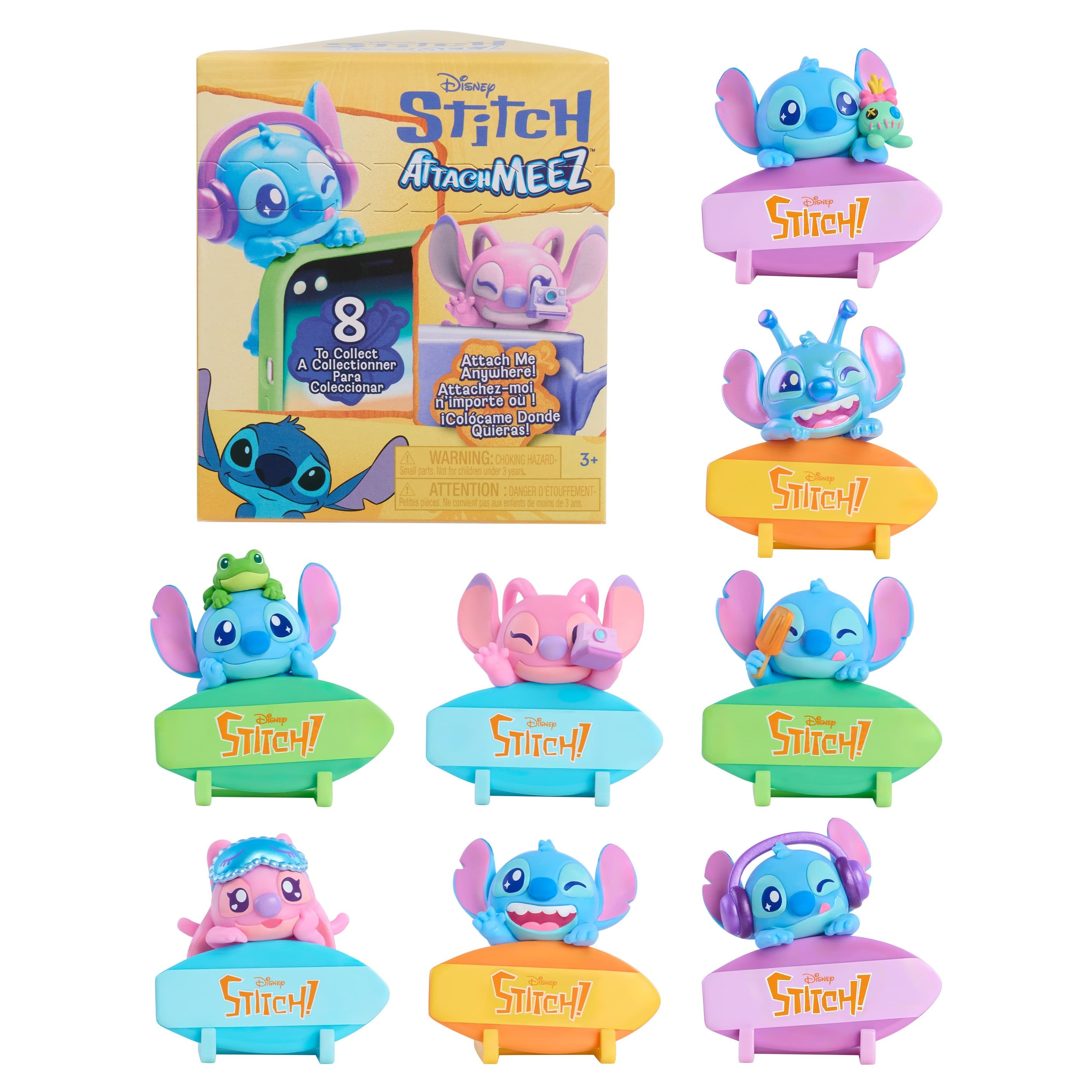 Disney Stitch Attachmeez Sammelfigur Blindbox sortiert (Keine Auswahl möglich)