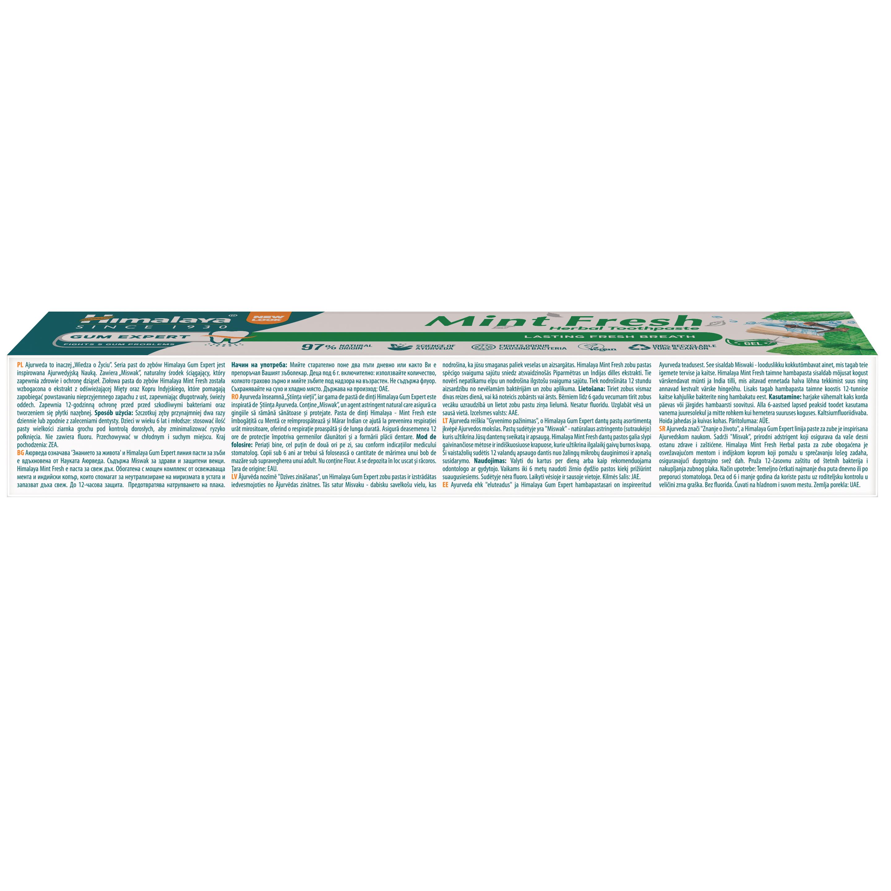 Produktbild Himalaya Herbals Zahncreme Kräuter Mint Fresh 4 von 4