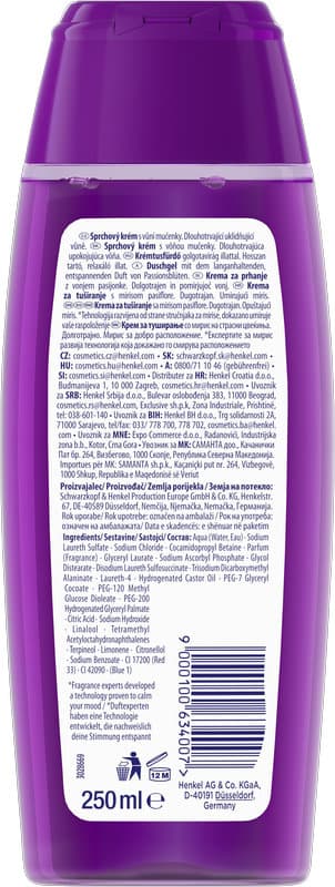Crema de ducha nutritiva FA Mystic Moments 250 ml