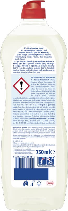 Pril Balsam Aloe Vera prostriedok na ručné umývanie riadu