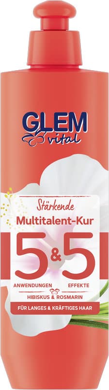 Schwarzkopf GLEM vital Langhaar Stärkende 5&5 Multitalent-Kur Hibiskus & Rosmarin