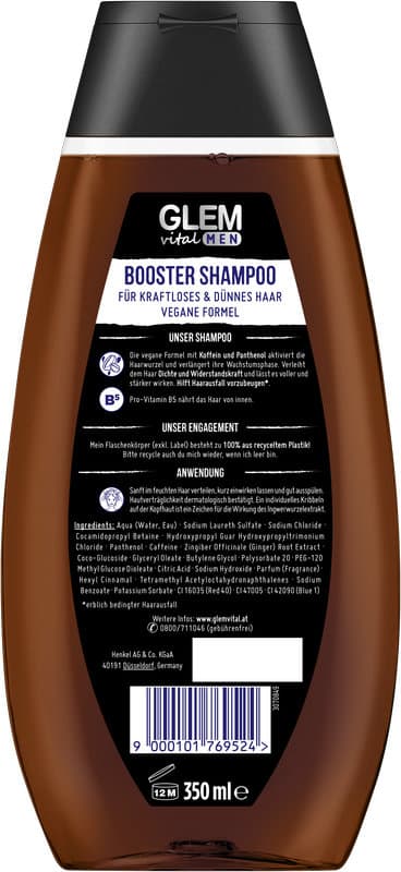 Glem Vital Men Haarshampoo Koffein Booster