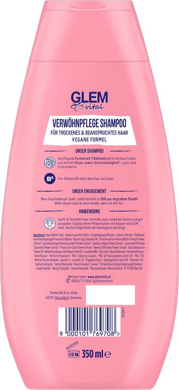 Glem Vital Verwöhnpflege Shampoo 7 Blütenöl