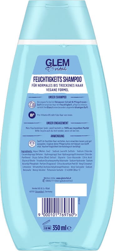 Glem Vital Feuchtigkeits Shampoo