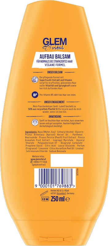 Glem Vital Aufbau Balsam Multivitamin