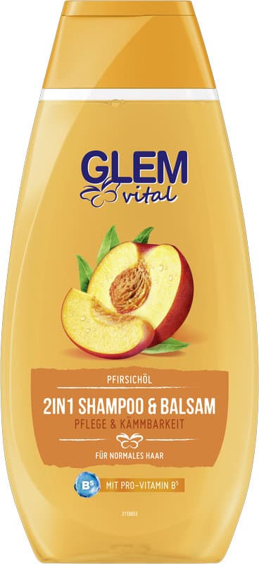 Glem Vital 2in1 Shampoo & Balsam Pfirsichöl