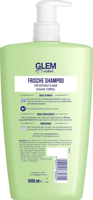 Glem Vital Frische Shampoo Brennessel