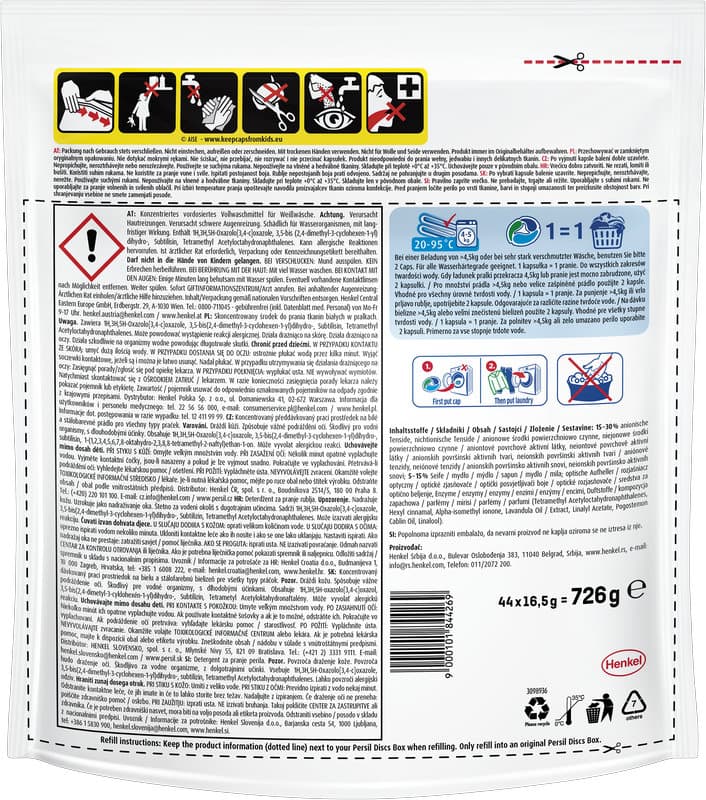 PERSIL Vollwaschmittel Discs Universal 44WL 