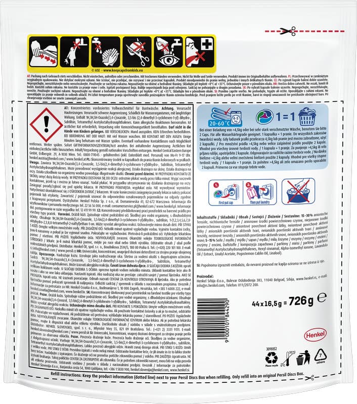 Persil Discs Color 44WL