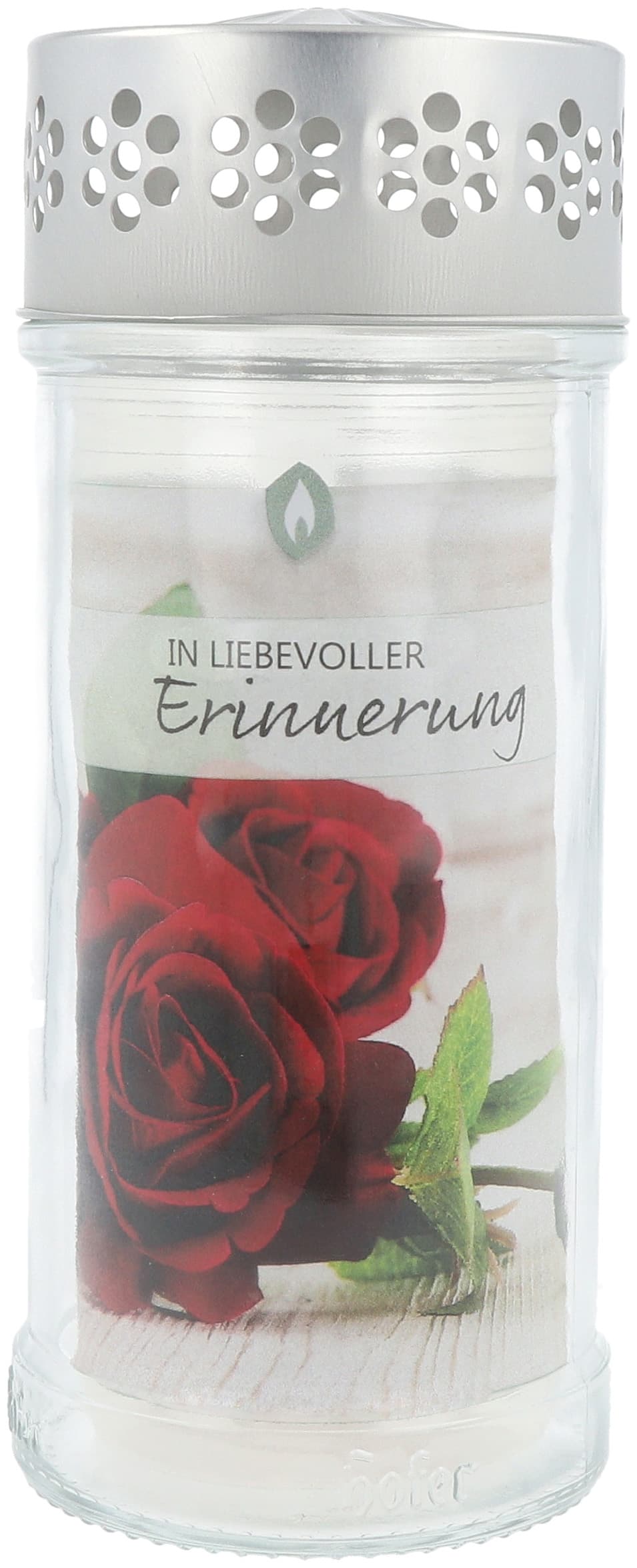 Hofer Natur Glaslaterne Brillant Rose